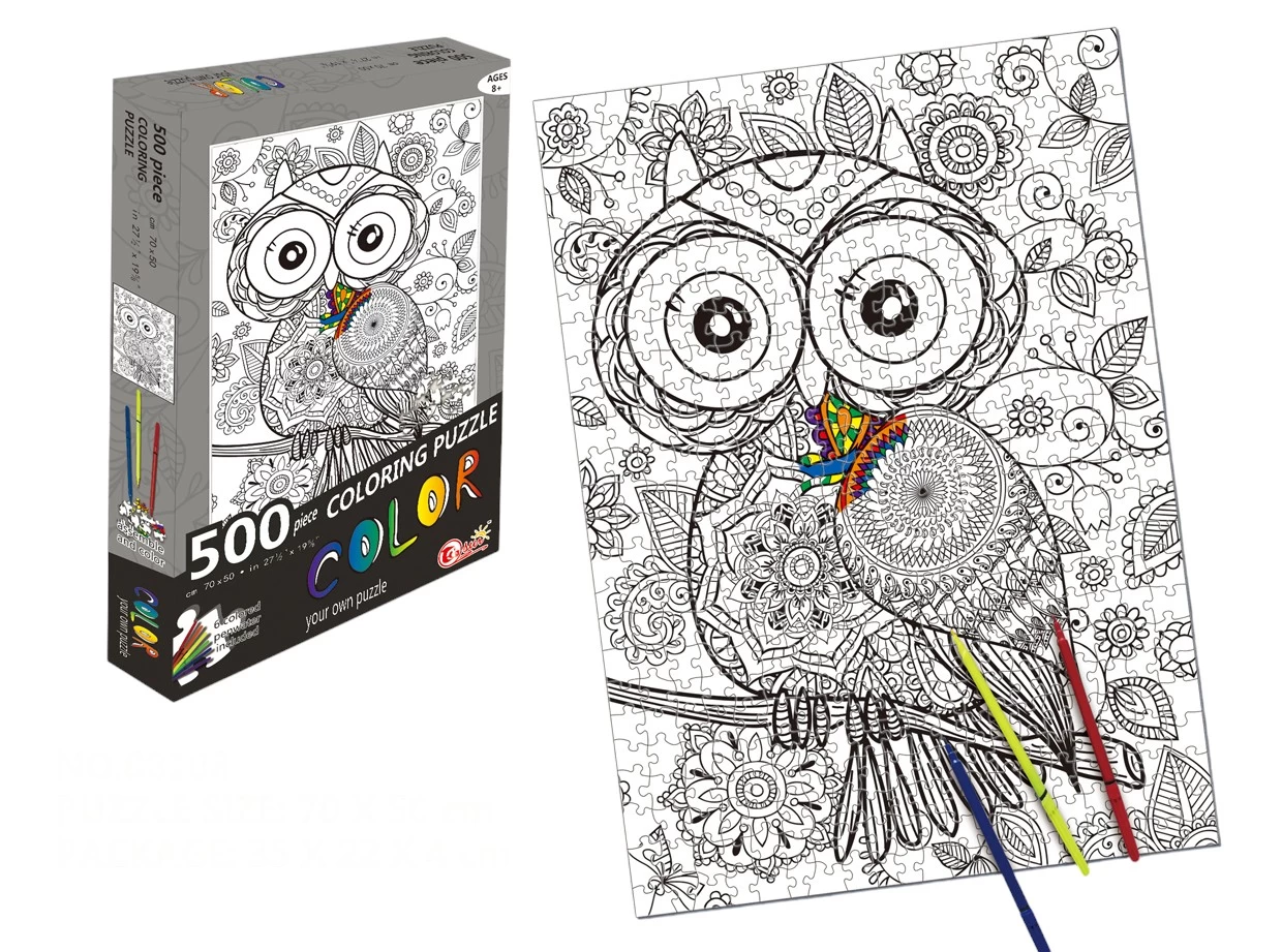 Dėlionė piešimui APUOKAS, 500 dalių