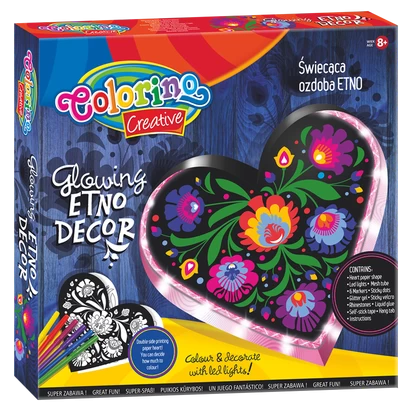 Rinkinys kūrybai Colorino Creative Light -up ETNO DECOR (P)
