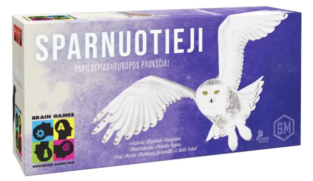 Stalo žaidimas SPARNUOTIEJI (papildymas) Wingspan European exp LT