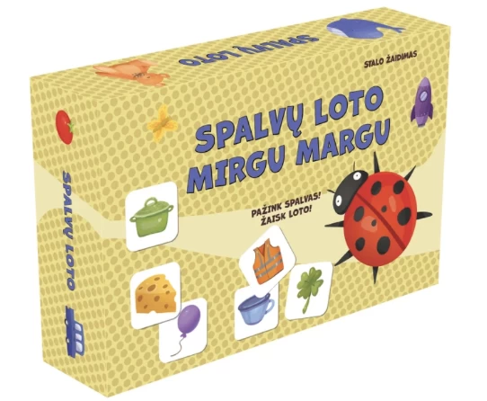 Žaidimas "Spalvų loto. Mirgu margu"