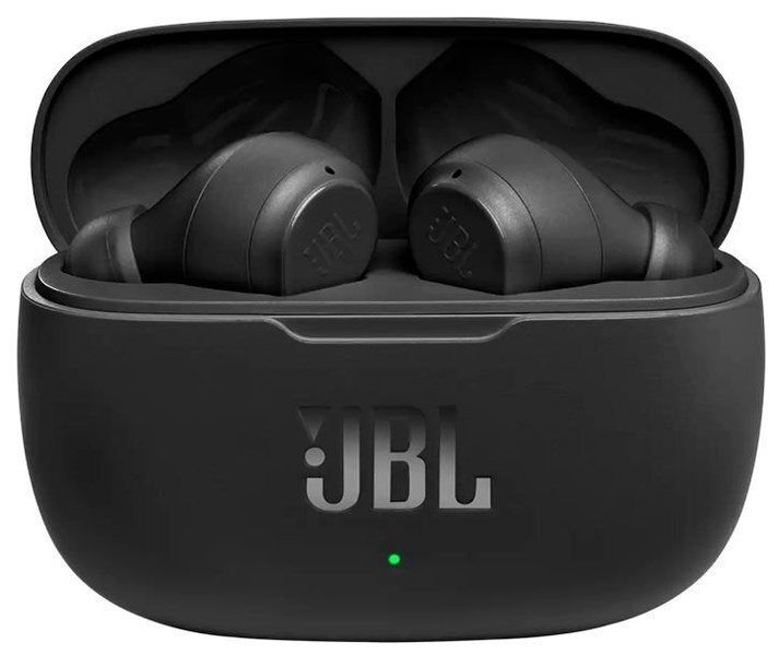 Belaidės ausinės JBL Wave 200 TWS JBLW200TWSBLK, juoda sp.