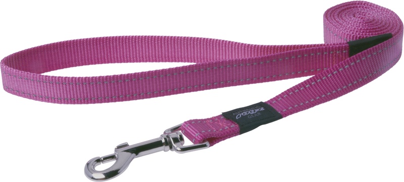 Šuns pavadėlis Rogz Utility Classic HL11K, rožinė sp., M, 1.4 m x 16 mm