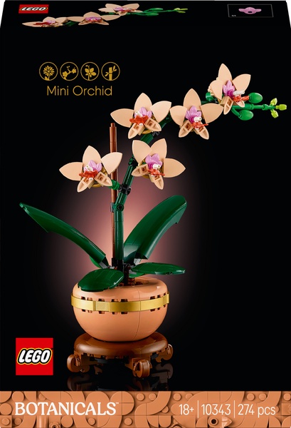 Konstruktorius LEGO® Botanicals Collection Mini orchidėja 10343, 274 vnt.