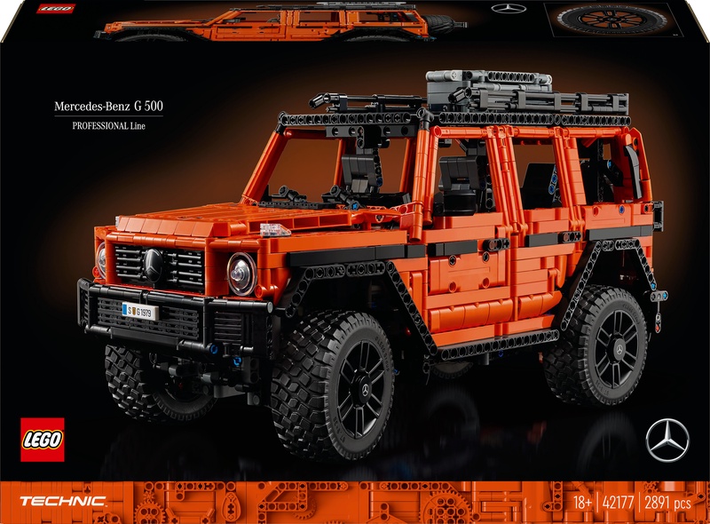 Konstruktorius LEGO® Technic Mercedes-Benz G 500 PROFESSIONAL Line 42177, 2891 vnt.