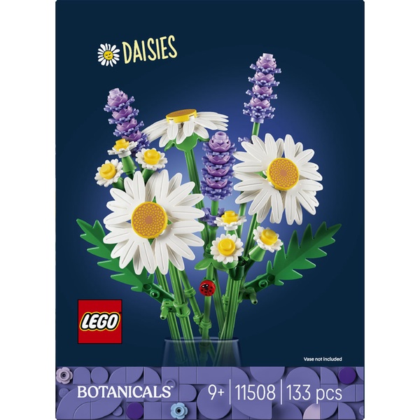 Konstruktorius LEGO® Botanicals Ramunės Gėlių dekoras 11508, 133 vnt.