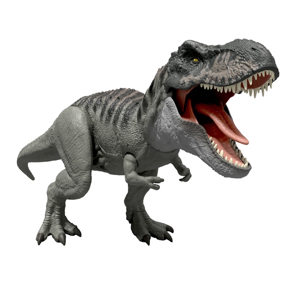 Žaislinė figūrėlė, dinozauras Mattel Jurassic World Tyrannosaurus Rex JCH02, pilka sp.