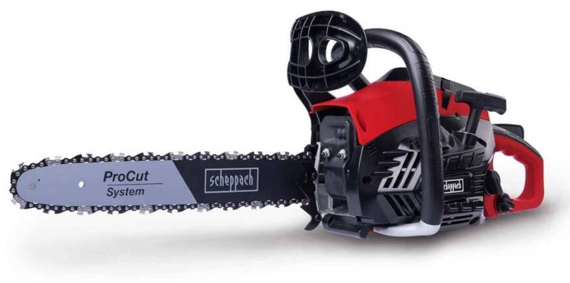 Benzininis grandininis pjūklas Scheppach, 1300 W, 35 cm