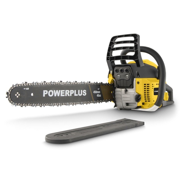 Benzininis grandininis pjūklas Powerplus POWXG10246, 1700 W, 45 cm
