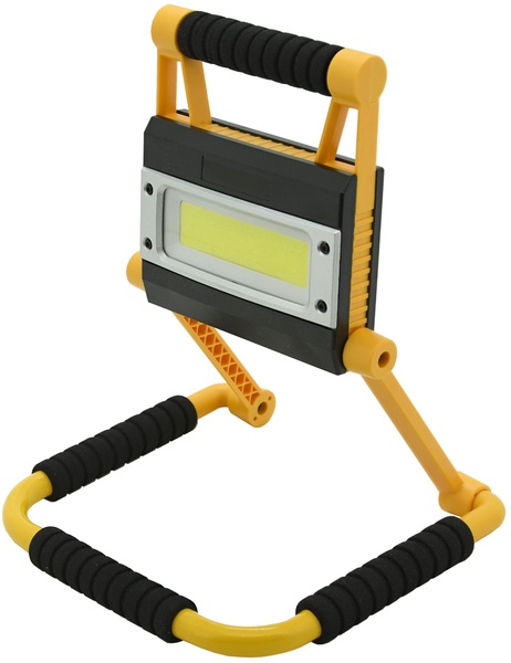 Prožektorius be judesio daviklio, pastatomas Compass, 20 W, 1500 lm, juoda sp./geltona sp.