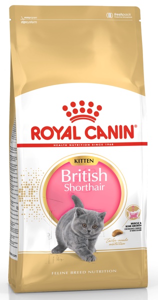 Sausas kačių maistas Royal Canin FBN Kitten British Shorthair, vištiena, 2 kg