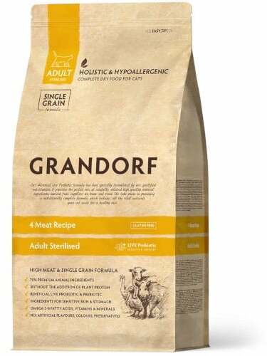 Sausas kačių maistas Grandorf GDCD0608, mėsa, 8 kg