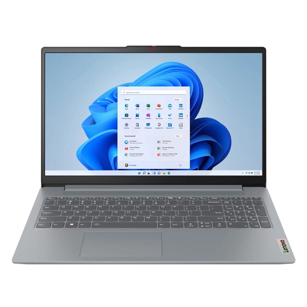 Nešiojamas kompiuteris Lenovo IdeaPad Slim 3 82XB00C2US, Intel® Core™ i3-N305, 8 GB, 128 GB, 15.6 ", Intel UHD Graphics, pilka sp., en