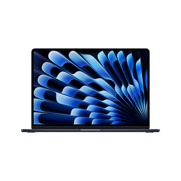 Nešiojamas kompiuteris Apple MacBook Air 15 MW1L3ZE/A, M4, 16 GB, 256 GB, 15.3 ", 10-Core GPU, vidurnakčio sp., anglų (int)