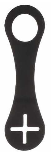 Maišelių šunų ekskrementams dozatorius Flamingo KF23309, 14 cm x 4 cm juoda sp.