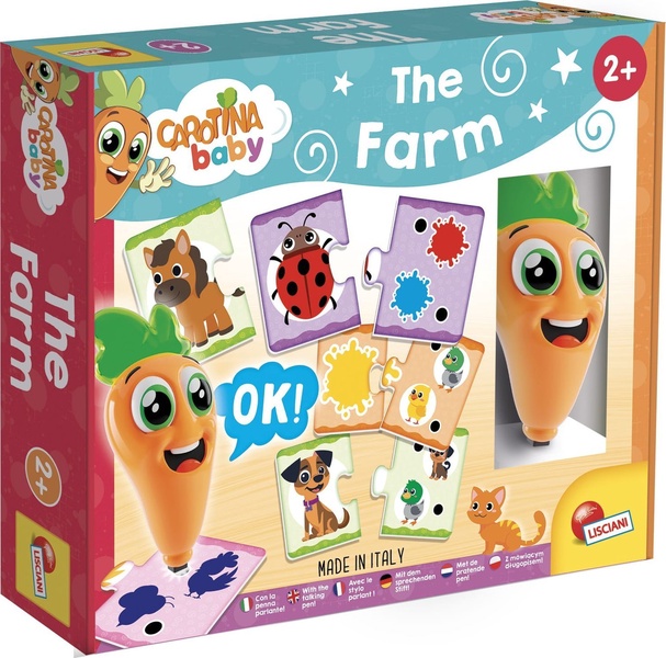 Rūšiavimo žaidimas, ferma Lisciani Carotina Baby, įvairių spalvų