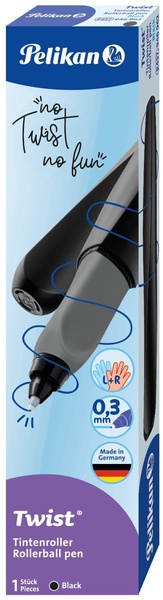Tušinukas Pelikan Twist, juoda sp., 0.3 mm