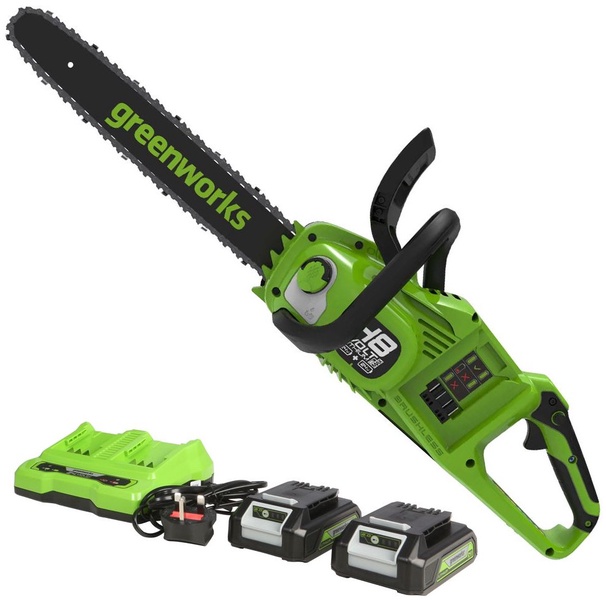 Akumuliatorinis grandininis pjūklas Greenworks Cordless Chainsaw, 36 cm