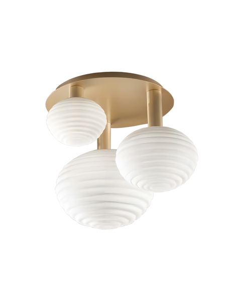 Šviestuvas kabinamas Domoletti Opalla 240088-WH, E27, 3 x 30 W, balta sp.