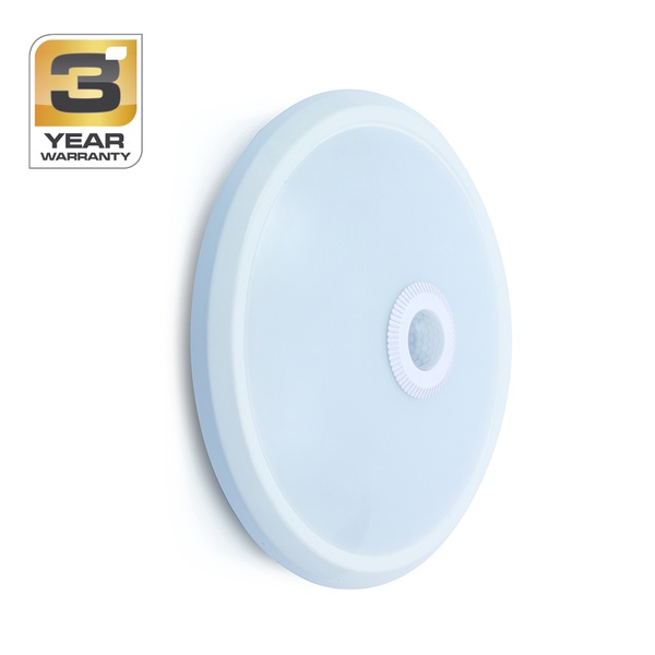 Šviestuvas plafonas Standart Gala CL295CP01-PIR, LED, 4000 °K, 1 x 13 W, balta sp.