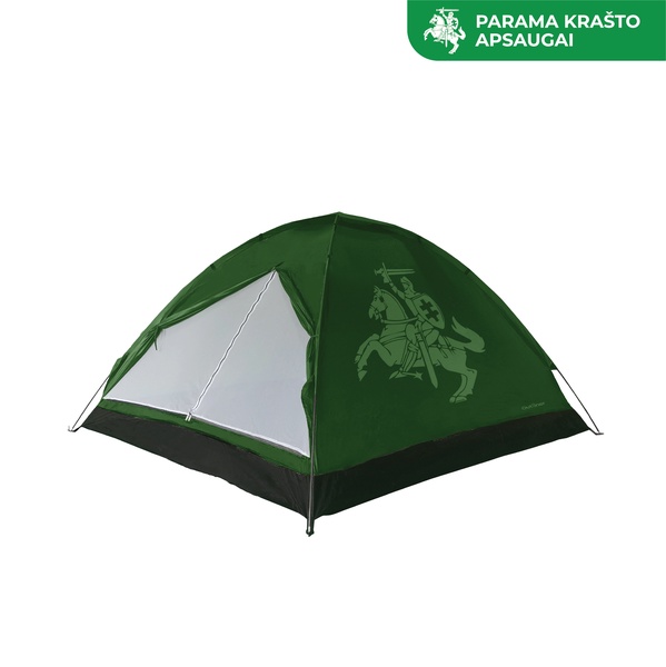 Keturvietė palapinė Outliner Vytis, žalia sp., 240 cm x 210 cm x 130 cm