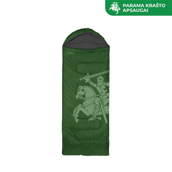Miegmaišis Outliner Vytis, žalia sp., 220 cm