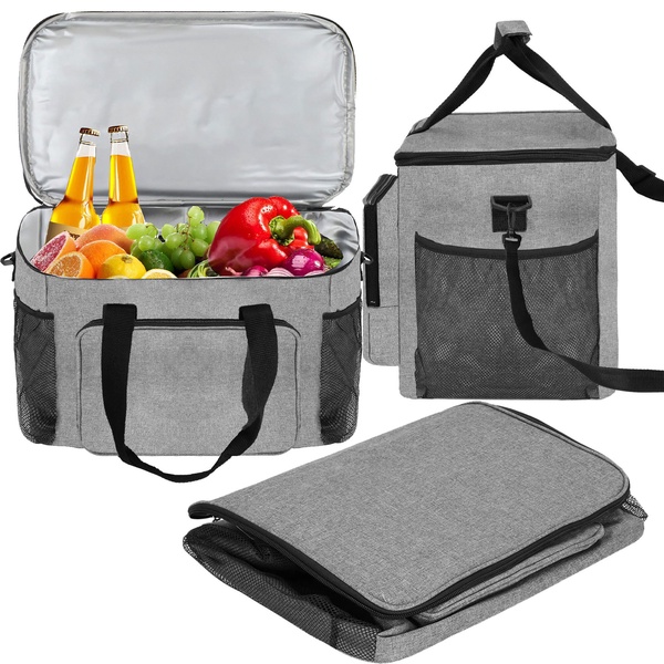 Šaltkrepšis Springos CS0085, pilka sp., 22 x 31 cm, 16 l