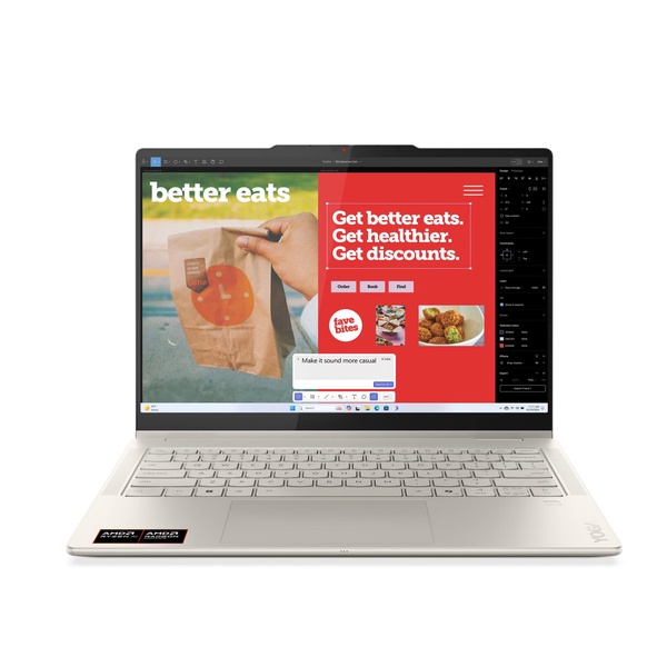 Nešiojamas kompiuteris Lenovo Yoga 7 2in1 83JR0002US, Ryzen™ AI 5 340, 16 GB, 512 GB, 14 ", AMD Radeon™ 840M, aliuminio sp., en