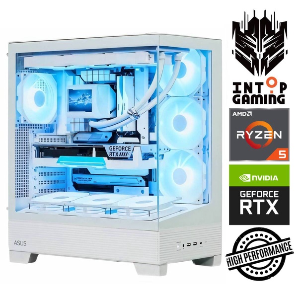 Stacionarus kompiuteris Intop AMD Ryzen 5 7500F, 1 TB, DDR5 16 GB, SSD 1 TB, Nvidia GeForce RTX5060 8 GB GDDR7