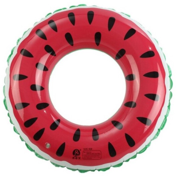 Pripučiamas ratas Watermelon, raudona sp./žalia sp., 80 cm