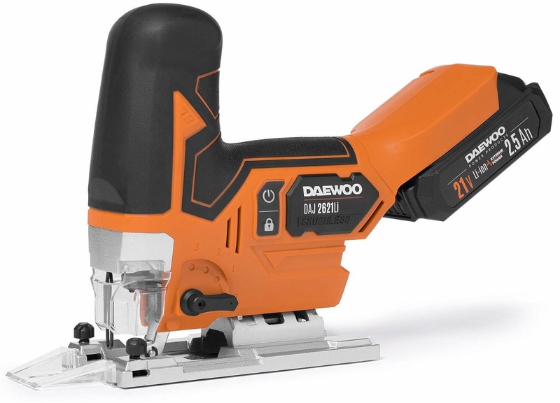 Akumuliatorinis siaurapjūklis Daewoo DAJ 2621Li SET, 21 V