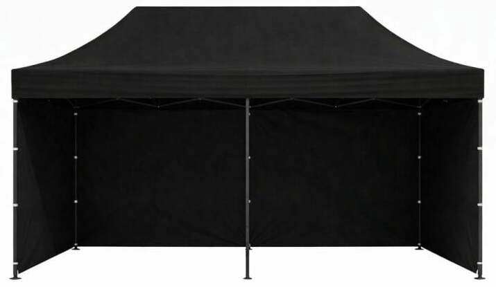 Pavėsinė MultiGarden, 3 x 6 m, juoda sp.