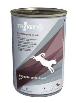 Šlapias šunų maistas Trovet Hypoallergenic Insect, vabzdžiai, 0.4 kg