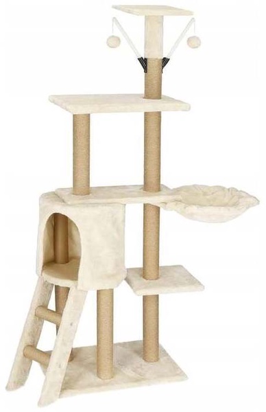 Kačių draskyklė Springos Multi-Level Cat House PA1041, 49 cm x 35 cm x 136 cm