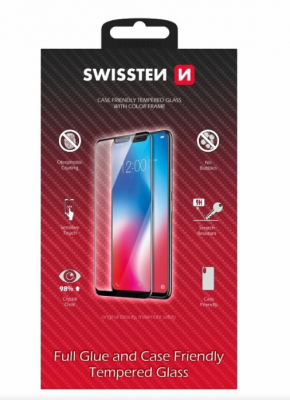 Telefono apsauginis stiklas Swissten Full Face Samsung Galaxy A55 5G, -, 6.6 "