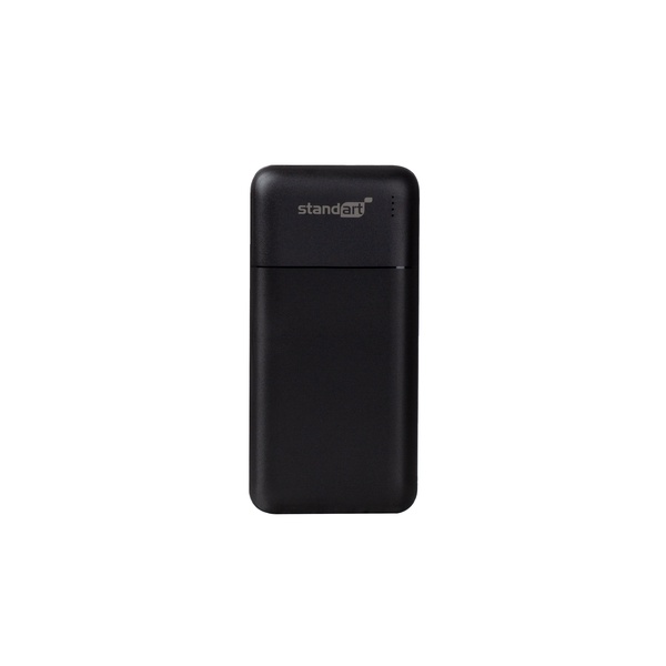 Nešiojamas įkroviklis (Power bank) Standart, 10000 mAh, 10 W, juoda sp.