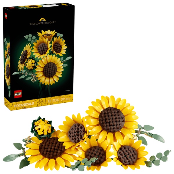 Konstruktorius LEGO® Botanical Collection Saulėgrąžų puokštė 11502, 686 vnt.