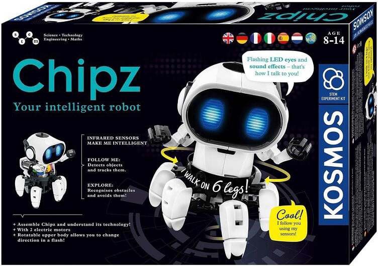 Žaislinis robotas Kosmos Chipz, balta sp.