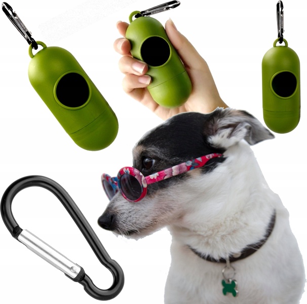 Maišelių šunų ekskrementams dėklas Waste Bag žalia sp.