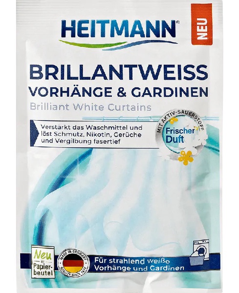 Balinimo priemonė Heitmann Brilliant White Curtains, 0.05 kg