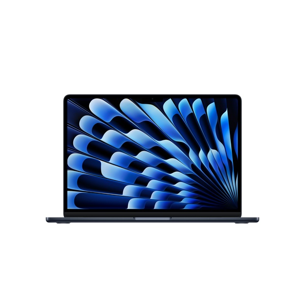 Nešiojamas kompiuteris Apple MacBook Air 13 MW123ZE/A, M4, 16 GB, 256 GB, 13.6 ", 8-Core GPU, vidurnakčio sp., ANGLŲ (INT), Mac os