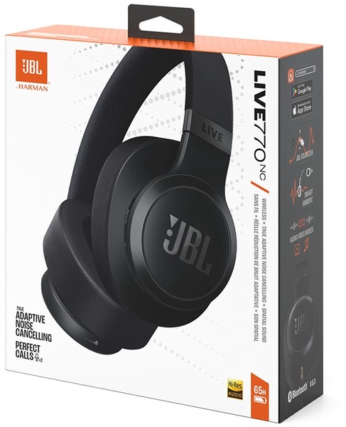 Belaidės ausinės JBL Live 770NC, juoda sp.