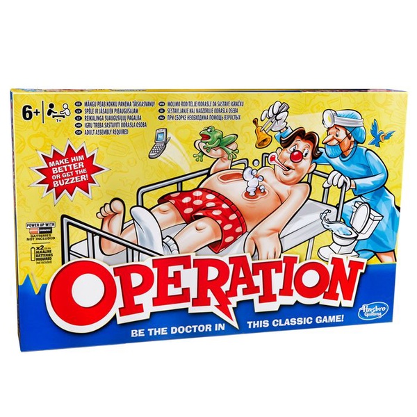 Stalo žaidimas Hasbro Gaming Operation B2176, LT LV EE RUS