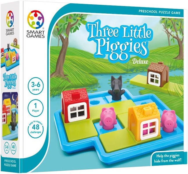 Strateginis žaidimas Smart Games Three Little Piggies 023