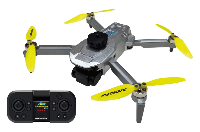 Žaislinis dronas Radiofly RC Star Brush 40036, juoda sp.