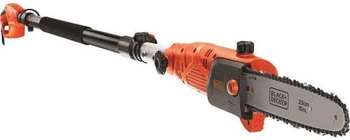 Akumuliatorinis šakų genėtuvas Black & Decker Electric Pole Saw, 800 W, 25 cm, be akumuliatoriaus