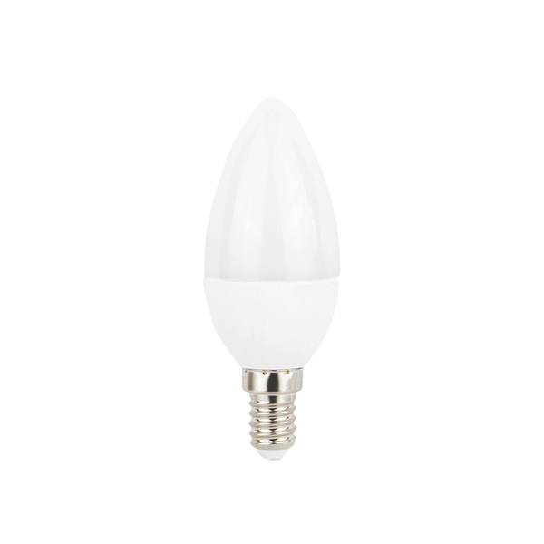 Lemputė Okko LED, C37, 4000 °K, E14, 6 W, 510 lm