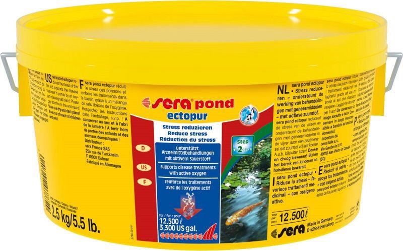 Preparatas tvenkinio žuvų gydymui Sera, 2.5 l