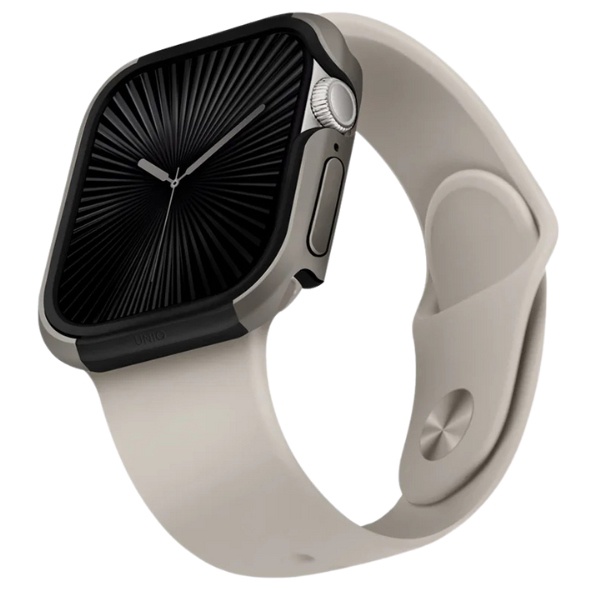 Laikrodžio dirželis Uniq Valencia Apple Watch, titanium silver sp.