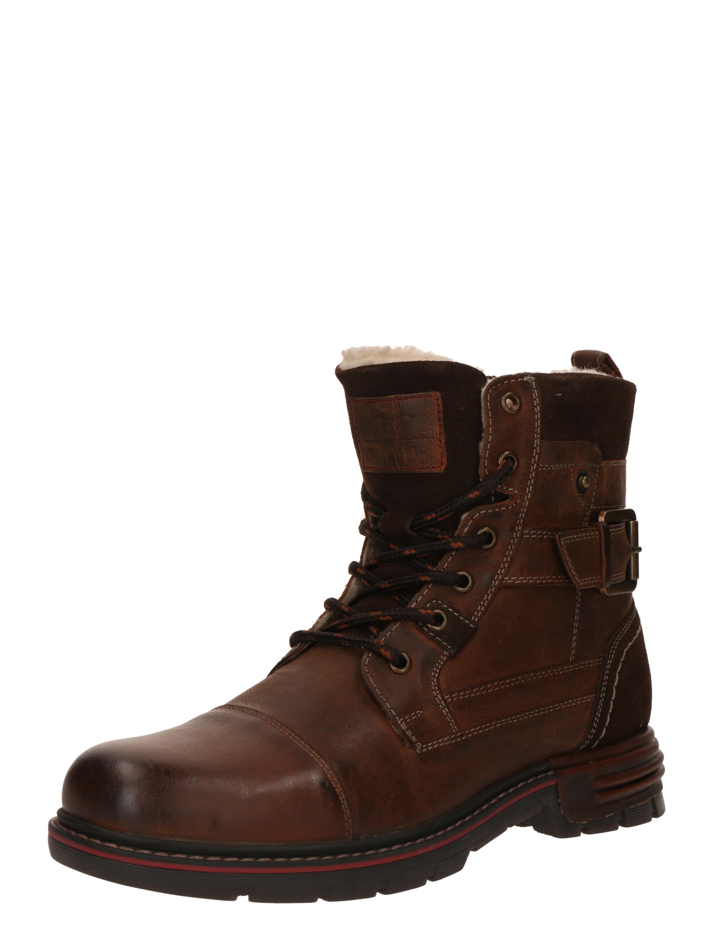 MUSTANG Auliniai batai su raišteliais