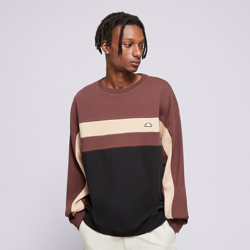 ELLESSE DŽEMPERIS ANDORA SWEATSHIRT BRWN/BLK